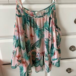 Forever 21 pink summer blouse